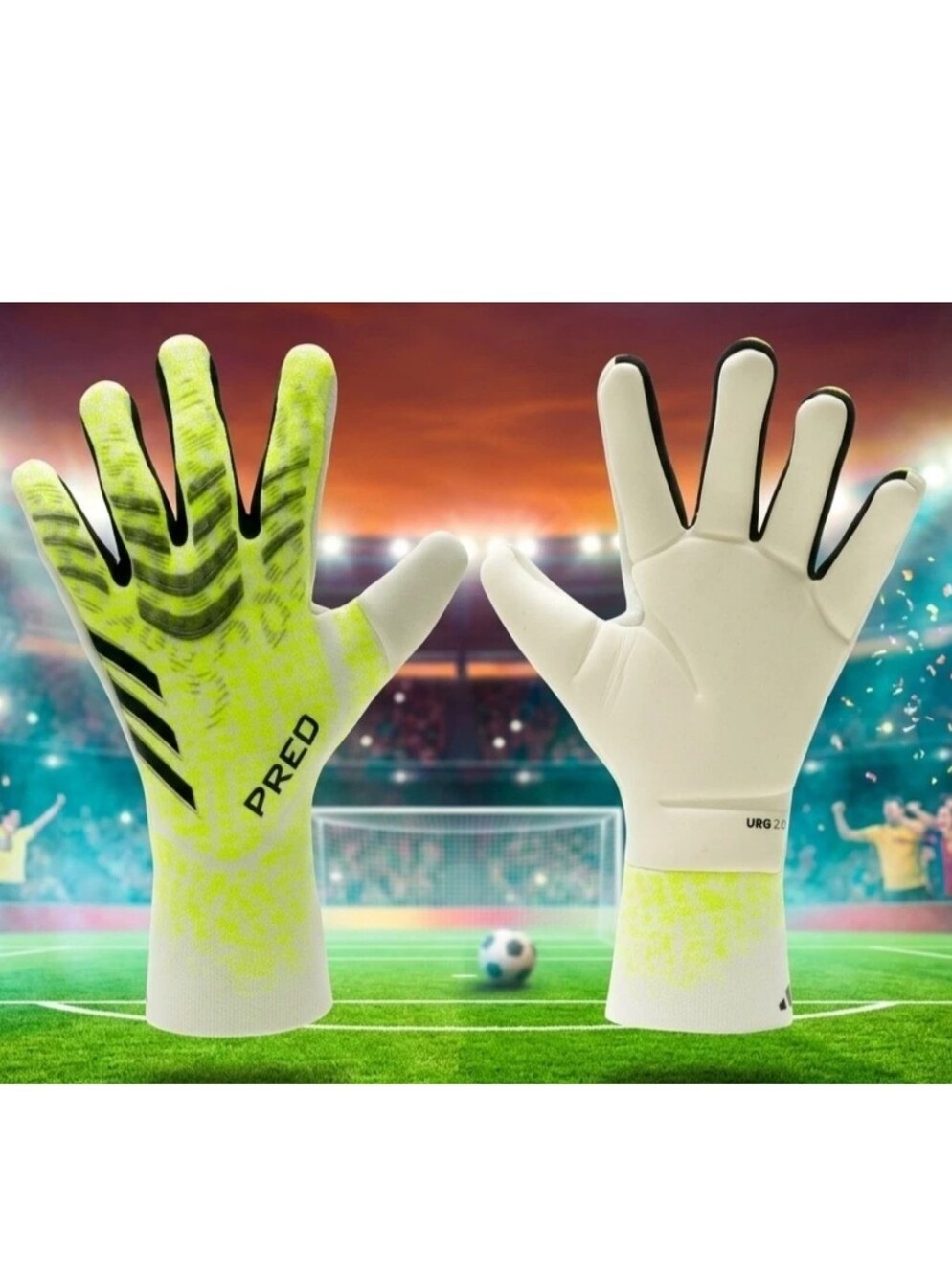$130 Adidas Predator Pro Goalkeeper Gloves Soccer Gloves JJ3532